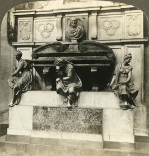 'Tomb of Michael Angelo in Church of Santa Croce, Florence, Italy', c1909. Creator: Unknown.
