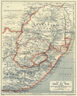 'Map of the Seat of War', 1900. Creator: Unknown.