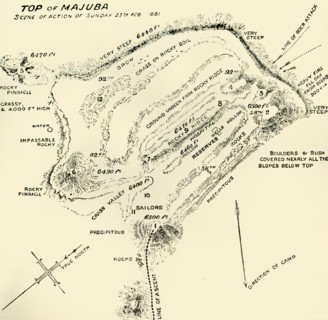'Top of Majuba - Scene of Action of Sunday 27th Feb 1881', 1900. Creator: Unknown.
