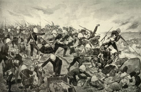 'The Battle of Majuba Hill', 1900. Creator: Richard Caton Woodville II.