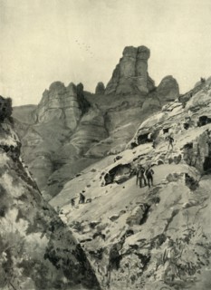 'The Outbreak of War - The Drakenberg Mountains Where The Boers Were Laagered', 1900. Creator: Unknown.