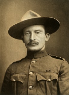 'Colonel Robert S. S. Baden-Powell, The Defender of Mafeking', 1900. Creator: Elliott & Fry.