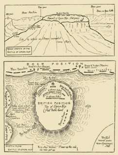 'Sketch and Plan of the Battle of Spion Kop', 1900. Creator: Unknown.