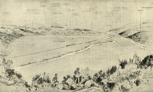 'The Siege of Ladysmith, Jan . 1900. View from Bulwana Hill', 1900. Creator: George Lynch.