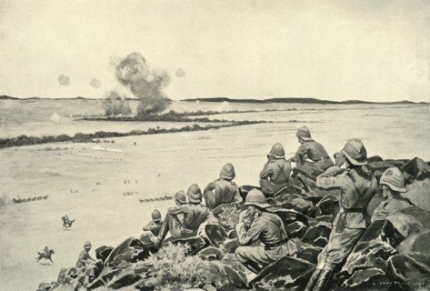 'The Battle of Paardeberg', 1900. Creator: Sidney E Paget.