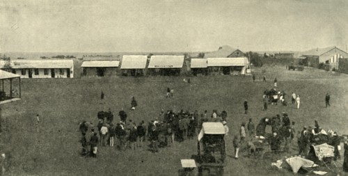 'The Market Square, Mafeking', 1900. Creator: Unknown.