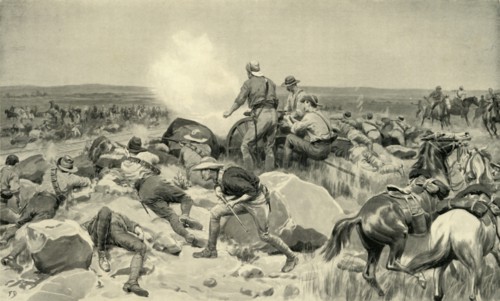 'Colonel Plumer's Gallant Attempt to Relieve Mafeking from the North', 1900. Creator: Frank Dadd.