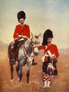 'Officers of the Seaforth Highlanders', 1901. Creator: Gregory & Co.