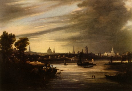 'West Prospect of Oxford', 19th century, (1943).  Creator: William Turner.