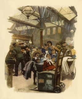'Cannon Street Station, c. 1900', (1945).  Creator: Marcus.