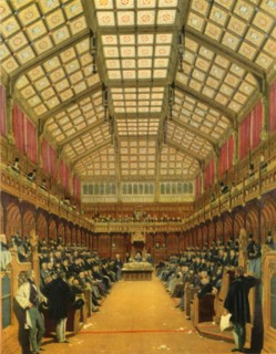 'The House of Commons During A Debate', 1858, (1947).  Creator: Unknown.