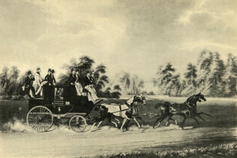 'The Taglioni Windsor Coach', c1837, (1941).  Creator: Richard Gilson Reeve.