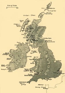 Map of the British Isles, 1946.  Creator: Unknown.