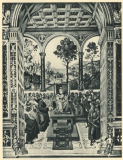 'Aeneas Silvus Piccolomini at the Court of James I of Scotland', (1946).   Creator: Unknown.