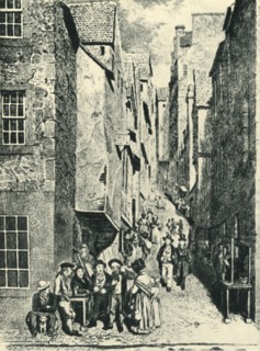 'Libberton Wynd from the Cowgate', early 19th century, (1946).  Creator: Walter Geikie.
