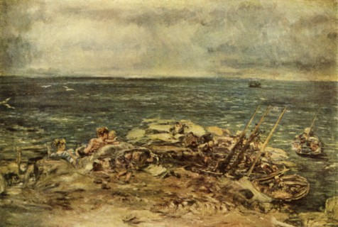 'The Emigrants', 1883-1889, (1946).  Creator: William McTaggart.