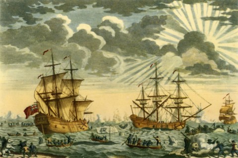 'Whale or Greenland Fishery', 1720, (1946).  Creator: Elisha Kirkall.