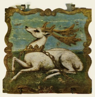 'Sign Board from the White Hart, Witley, Surrey', c1750, (1943).  Creator: Unknown.