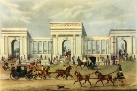 'Hyde Park Corner', 19th century, (1944).  Creator: Unknown.
