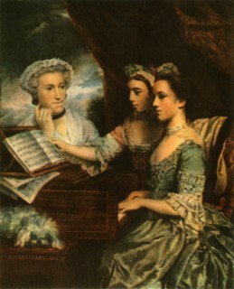 Mrs Paine and her Daughters, c1767, (1942). Creator: Sir Joshua Reynolds.