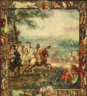 'Marlborough at the Battle of Oudenarde, 1708', (1944).  Creator: Unknown.