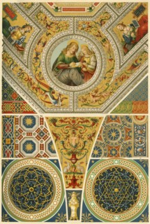 Italian Renaissance ceiling painting, (1898). Creator: Unknown.