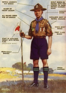 'Boy Scout Uniform and Badges', 1944. Creator: Kenneth Brookes.