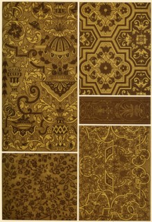 French Renaissance block printing and embroidery, (1898). Creator: Unknown.