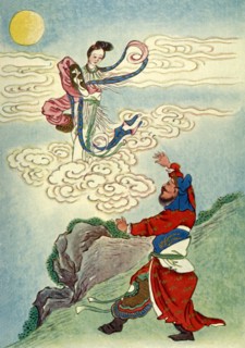 'Heng O Flies to the Moon', 1922. Creator: Unknown.