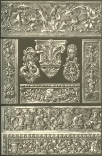 Italian Renaissance ornament in marbre and bronze, (1898). Creator: Unknown.
