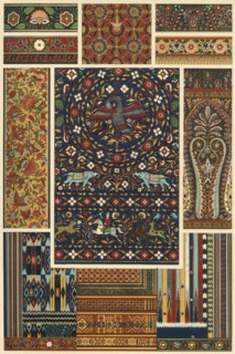 Indian embroidery, weaving, plaiting and lacquerwork, (1898). Creator: Unknown.
