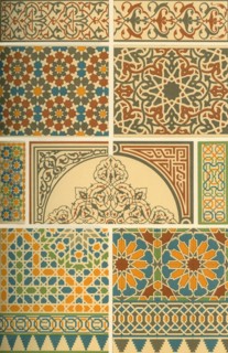 Arab-Moorish mosaic and glazed clay work, (1898). Creator: Unknown.