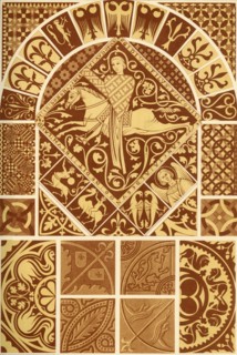 Medieval stone mosaic, (1898).  Creator: Unknown.