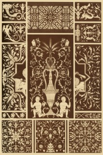 Italian Renaissance wood mosaic, (1898). Creator: Unknown.