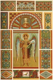 Medieval wall painting, (1898). Creator: Unknown.