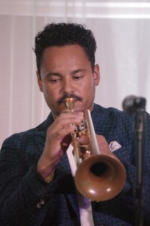 Jay Phelps, Xhosa Cole Quartet, Watermill Jazz Club, Dorking, Surrey, 21 Jan 2020. Creator: Brian O'Connor.