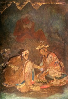 'Visu on Mount Fuji-yama', 1912. Creator: Evelyn Paul.