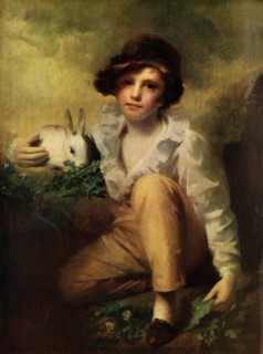 'Boy with Rabbit', c1814, (1924). Creator: Henry Raeburn.