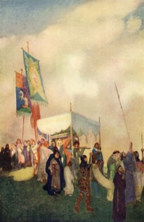 'A Pageant', 1919. Creator: William Andrew Pogany.