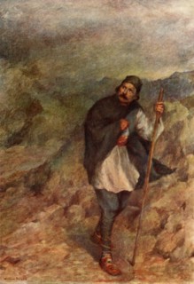 'He is instantly pursued by a dense fog', 1917. Creator: Unknown.