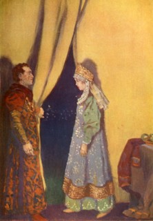 'The Doge gallantly raised the hanging at the door', 1917. Creator: Unknown.