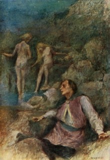 'The veele came to the spring to bathe', 1917. Creator: Unknown.