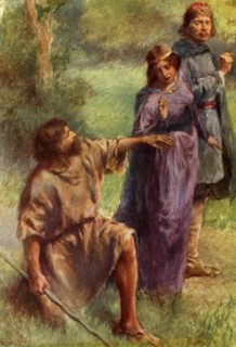 Pray, give me your hand that I may see your ring!, 1917. Creator: Unknown.