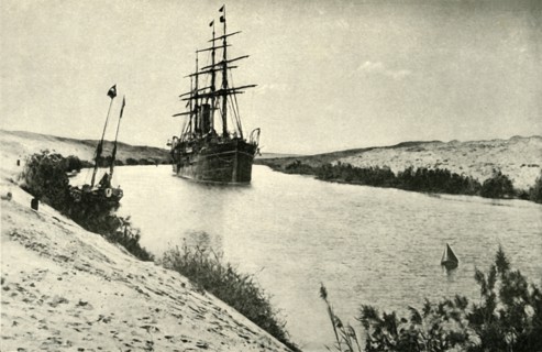 'The Suez Canal', 1891. Creator: Unknown.