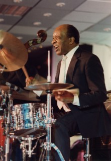 Ed Thigpen, Jazz Inn Party, Holland, 1989. Creator: Brian Foskett.