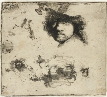 Sheet of studies, 1632. Creator: Rembrandt Harmensz van Rijn.