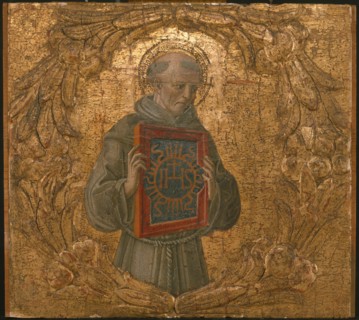 Saint Bernardino, possibly 1474. Creator: Benvenuto di Giovanni.