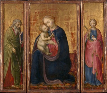 Madonna and Child with Saints Philip and Agnes, ca. 1425-30. Creator: Donato de' Bardi.