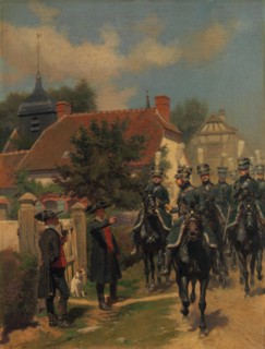 Gendarmes d'Ordonnance, 1894. Creator: Jean Baptiste Edouard Detaille.
