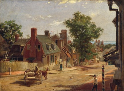 Old Annapolis, Francis Street, 1876. Creator: Francis Blackwell Mayer.